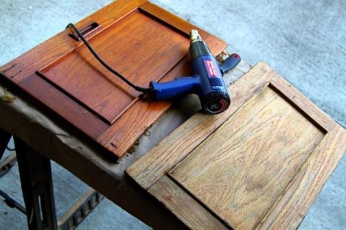 Heat Gun Method to Remove Paint on Wood