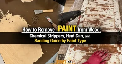 How to Remove Paint from Wood Chemical Strippers, Heat Gun, and Sanding Guide by Paint Type