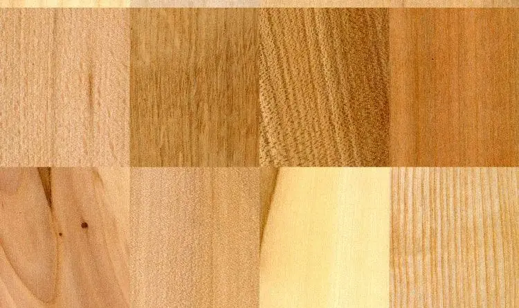density of wood charts