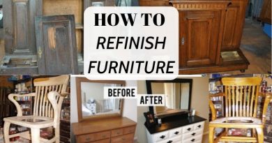 how to refinish furniture