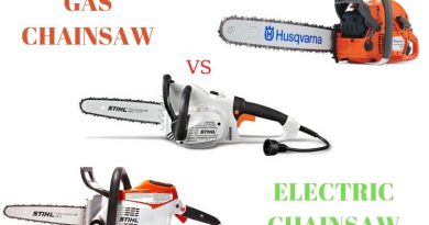 gas chainsaw versus electric chainsaw