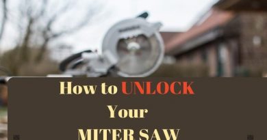 how to unlock your miter saw