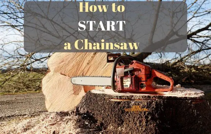 how to start a chainsaw