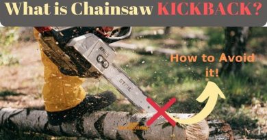 What is Chainsaw Kickback