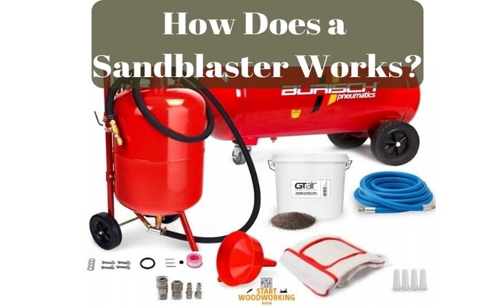 how does a sandblaster work