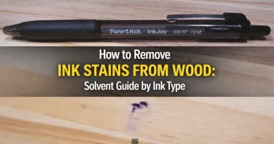 How to Remove Ink Stains from Wood Solvent Guide by Ink Type