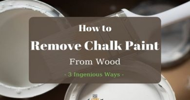 how to remove chalk paint from wood