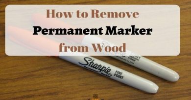 how to remove permanent marker from wood