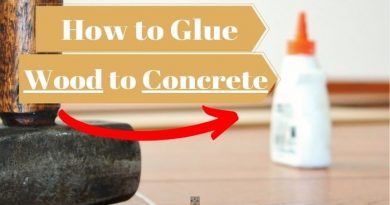 How to Glue Wood to Concrete