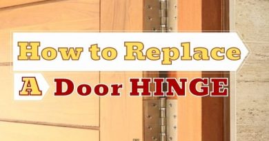How to Replace Door Hinges