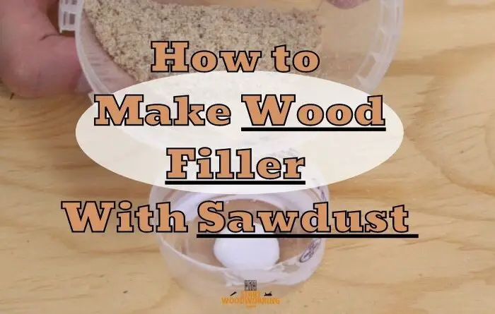 how to make wood filler with sawdust