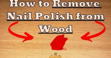 How to Remove Nail Polish From Wood