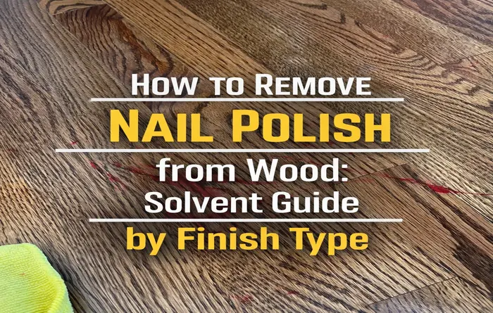 methods to remove Nail Polish From Wood