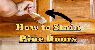 How to Stain Pine Doors