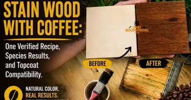 How to Stain Wood with Coffee One Verified Recipe, Species Results, and Topcoat Compatibility