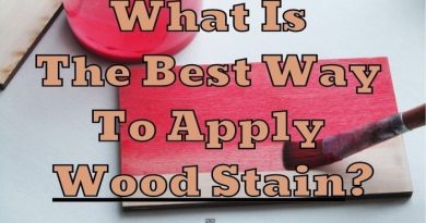 What Is The Best Way To Apply Wood Stain