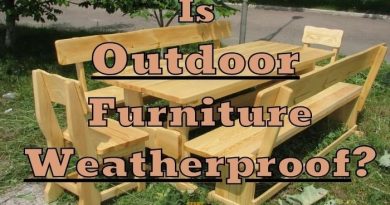 Outdoor Furniture Weatherproof