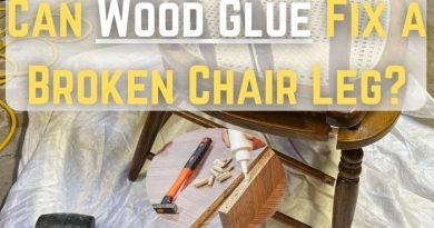 Wood Glue Fix a Broken Chair Leg