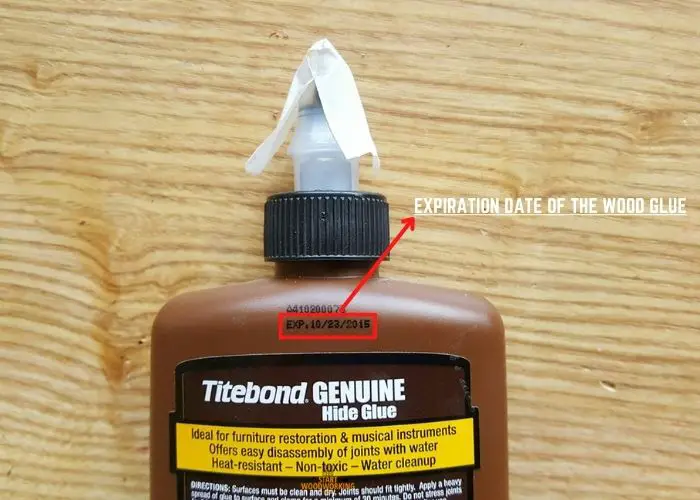How to look at the Expiration Date code on a wood glue bottle