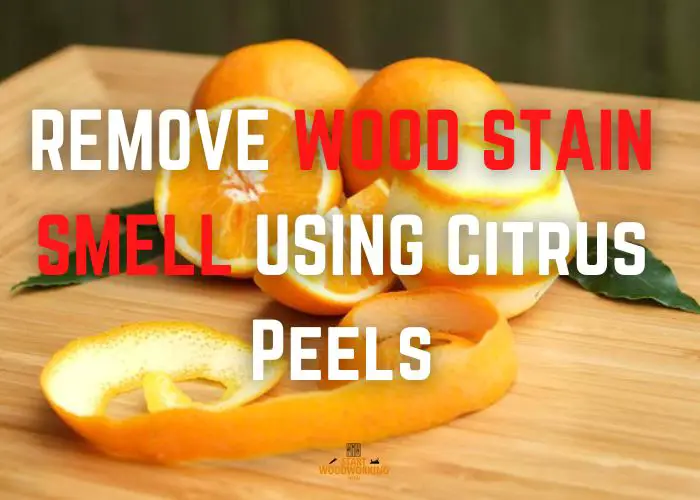 using citrus peels to remove stain smell 