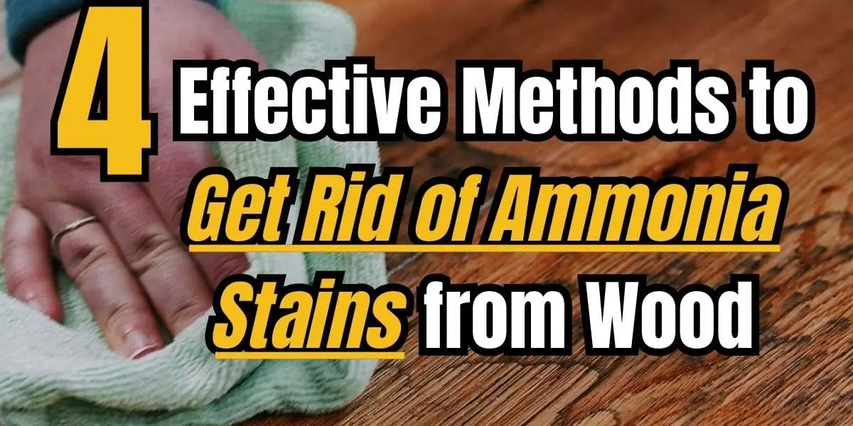 Effective Methods to Get Rid of Ammonia Stains from Wood