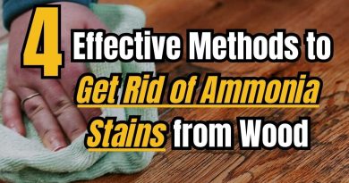 Effective Methods to Get Rid of Ammonia Stains from Wood