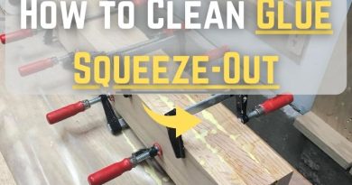 How to Clean Glue Squeeze-Out