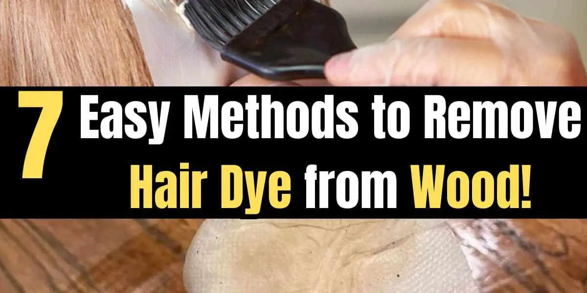 Remove Hair Dye Stains from Wood