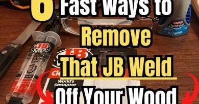 How to Remove JB Weld from Wood Cure State Protocol, Mechanical Chipping, and Heat Gun Method