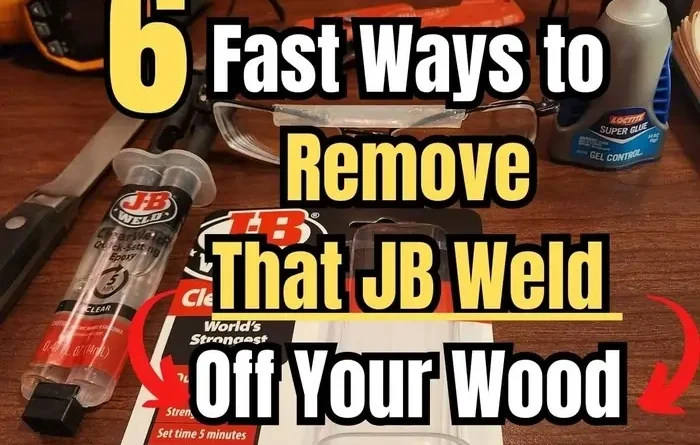 How to Remove JB Weld from Wood Cure State Protocol, Mechanical Chipping, and Heat Gun Method