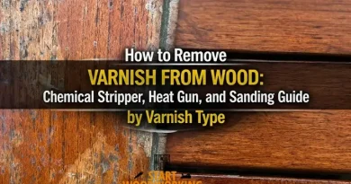 How to Remove Varnish from Wood Chemical Stripper, Heat Gun, and Sanding Guide by Varnish Type