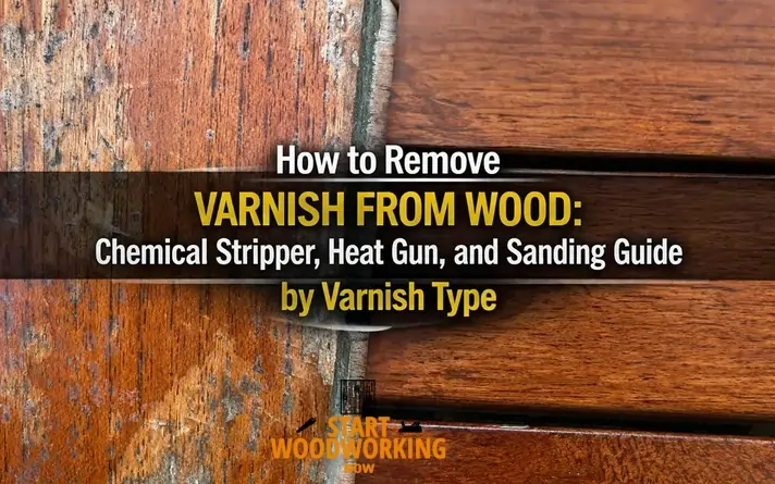 How to Remove Varnish from Wood Chemical Stripper, Heat Gun, and Sanding Guide by Varnish Type