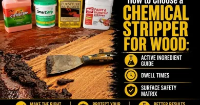 How to Choose a Chemical Stripper for Wood Active Ingredient Guide, Dwell Times, and Surface Safety Matrix by startwoodworkingnow.com