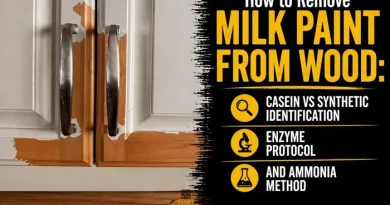 How to Remove Milk Paint from Wood Casein vs Synthetic Identification, Enzyme Protocol, and Ammonia Method