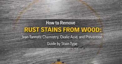 How to Remove Rust Stains from Wood Iron-Tannate Chemistry, Oxalic Acid, and Prevention Guide by Stain Type