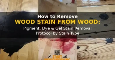 How to Remove Wood Stain from Wood Pigment Stain, Dye Stain, and Gel Stain Removal Protocol by Stain Type