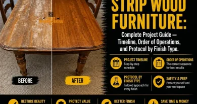 How to Strip Wood Furniture Complete Project Guide — Timeline, Order of Operations, and Protocol by Finish Type