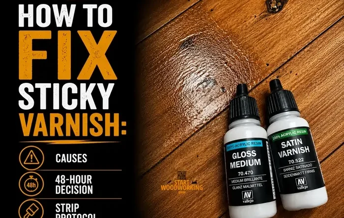 How to Fix Sticky Varnish Causes, 48-Hour Decision, and Strip Protocol