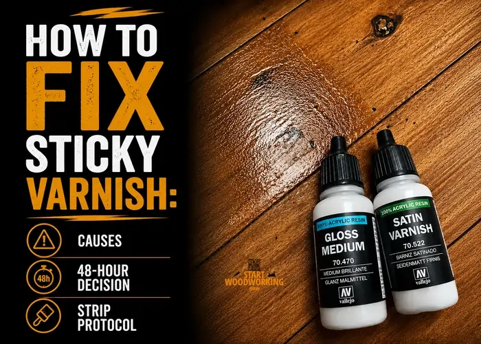 How to Fix Sticky Varnish Causes, 48-Hour Decision, and Strip Protocol