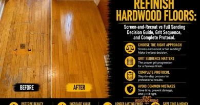 How to Refinish Hardwood Floors: Screen-and-Recoat vs Full Sanding Decision Guide, Grit Sequence, and Complete Protocol