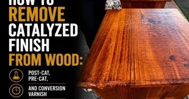 How to Remove Catalyzed Finish from Wood Post-Cat, Pre-Cat, and Conversion Varnish Identification and Protocol