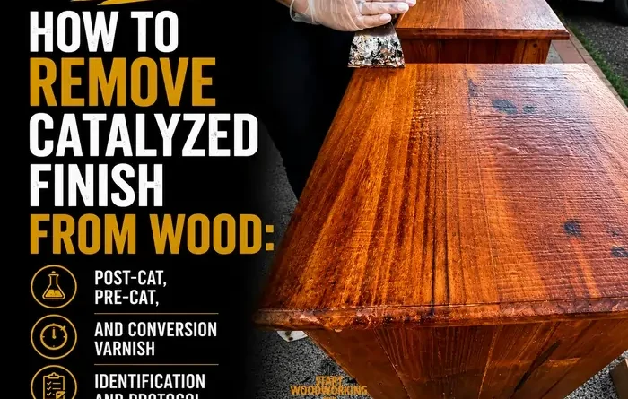 How to Remove Catalyzed Finish from Wood Post-Cat, Pre-Cat, and Conversion Varnish Identification and Protocol