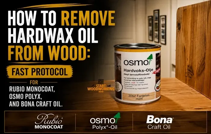 How to Remove Hardwax Oil from Wood Two-Stage Protocol for Rubio Monocoat, Osmo Polyx, and Bona Craft Oil