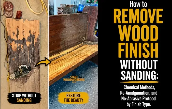 How to Remove Wood Finish Without Sanding Chemical Methods, Re-Amalgamation, and No-Abrasive Protocol by Finish Type