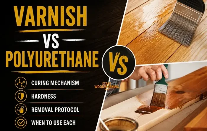 Varnish vs Polyurethane Curing Mechanism, Hardness, Removal Protocol, and When to Use Each