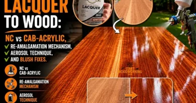 How to Apply Lacquer to Wood NC vs CAB-Acrylic, Re-Amalgamation Mechanism, Aerosol Technique, and Blush Fixes
